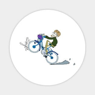 Boyer Biking (color) Magnet